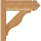 Ekena Millwork Funston Rough Sawn Arts and Crafts Outlooker, Western Red Cedar, 6"W x 16"D x 16"H OUT06X16X16FST03RWR - alternate 3